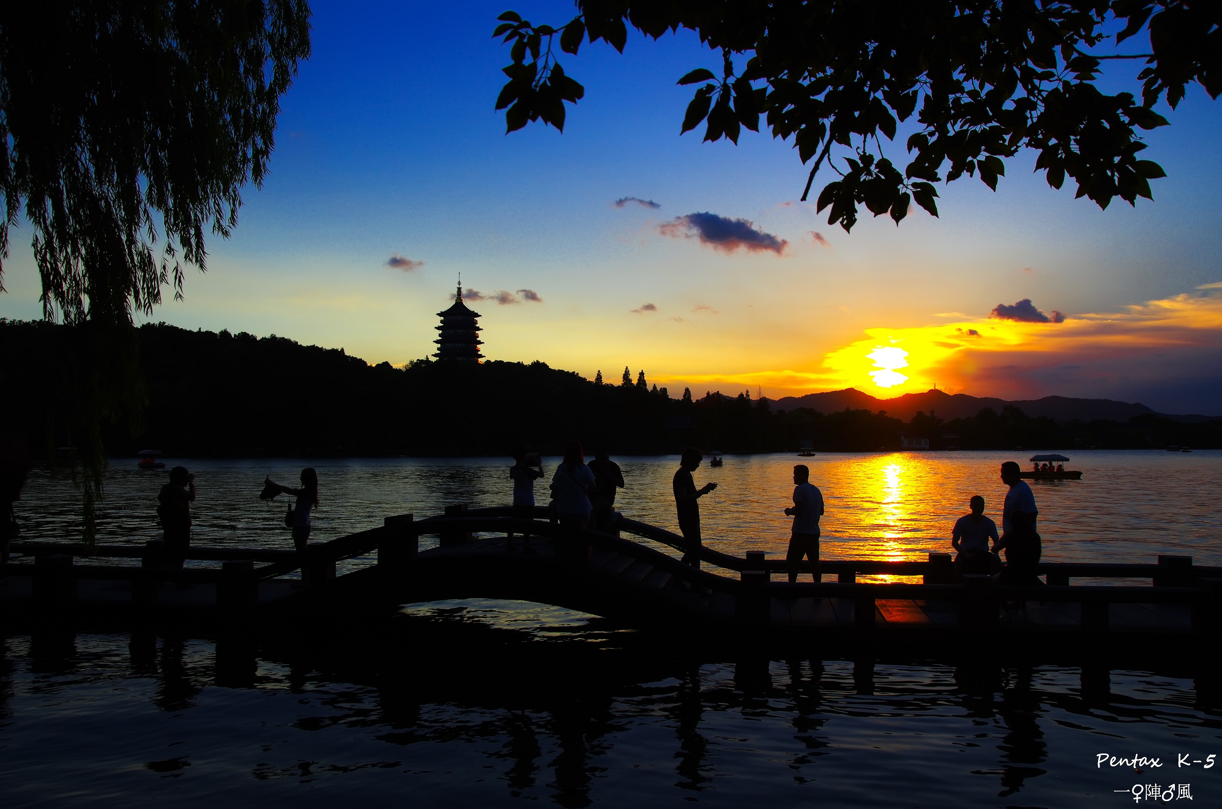 西湖十景雷峰夕照