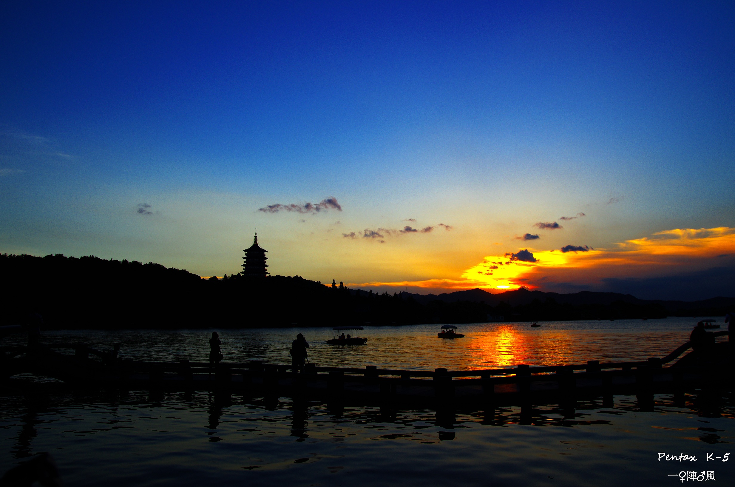 西湖十景雷峰夕照