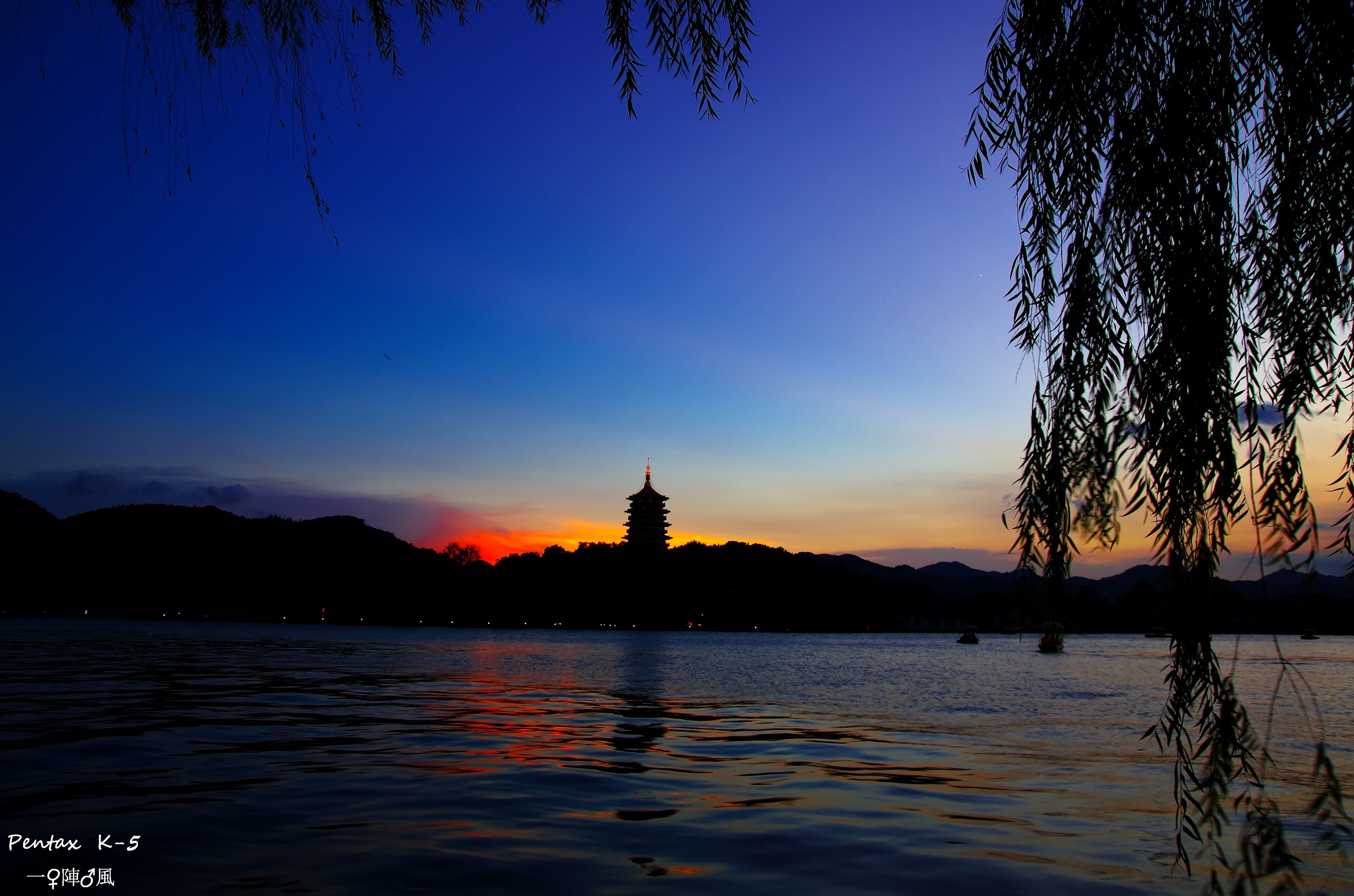 西湖十景雷峰夕照